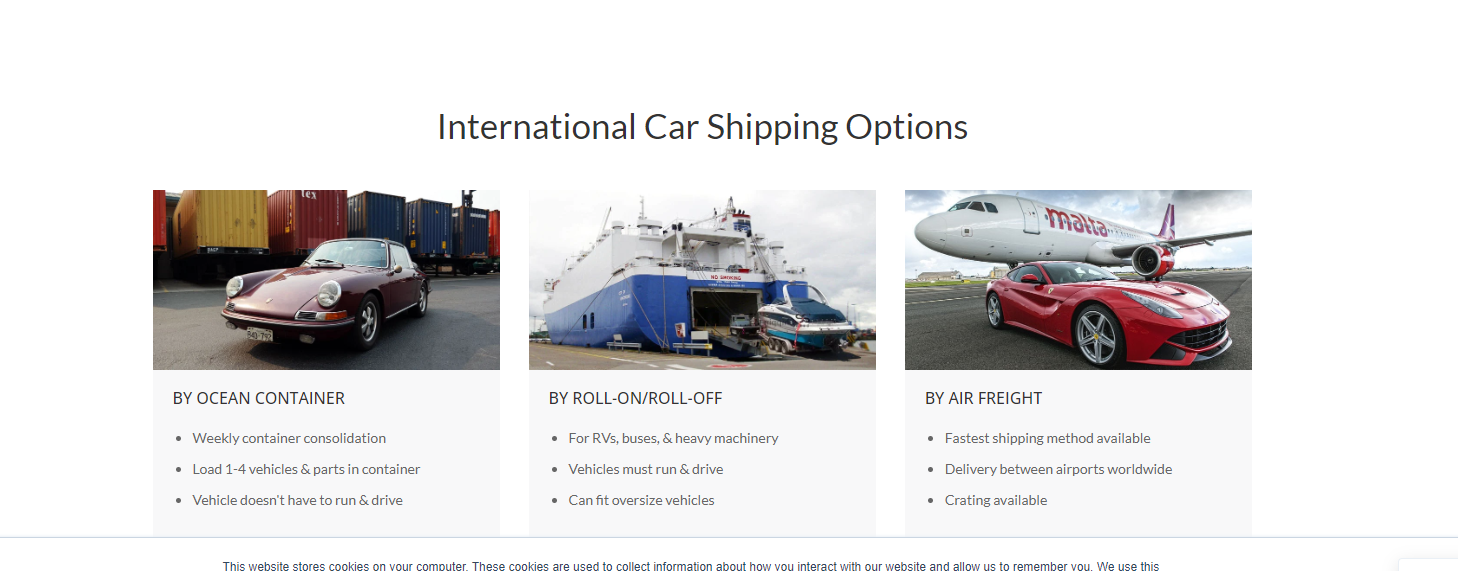 International Car Shipping with All Transport Depot Inc